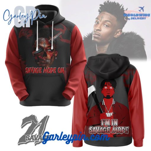 21 Savage I’m In Savage Mode Hoodie