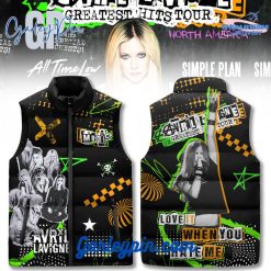 Avril Lavigne Greatest Hits Tour Sleeveless Puffer Jacket