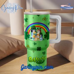 Bluey Happy St. Patrick's Day Stanley Tumbler 40oz