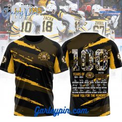 Boston Bruins 100 Years Of Boston Bruins Hockey 3D Shirt