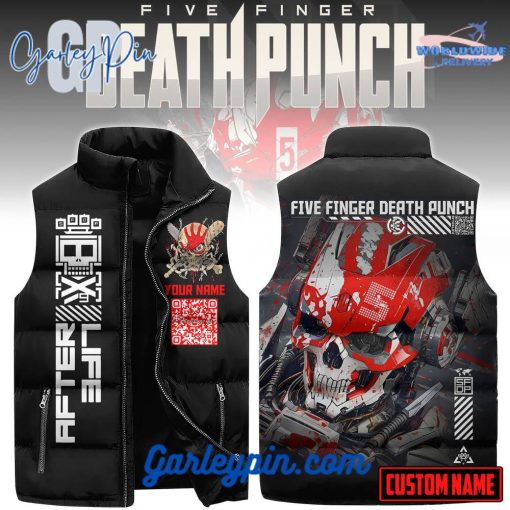 Five Finger Death Punch Sleeveless Puffer Jacket