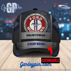 Ford Mustang Custom Name Classic Cap