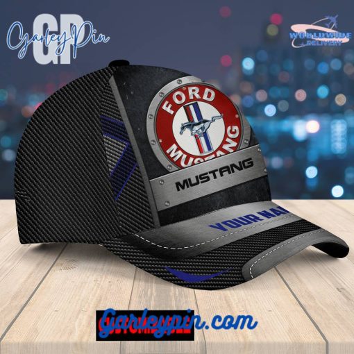 Ford Mustang Custom Name Classic Cap