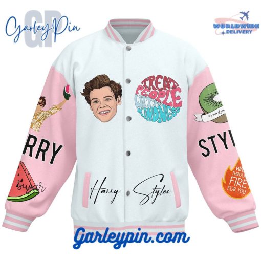 Harry Styles Treat People With Kindness Baseball Jacket