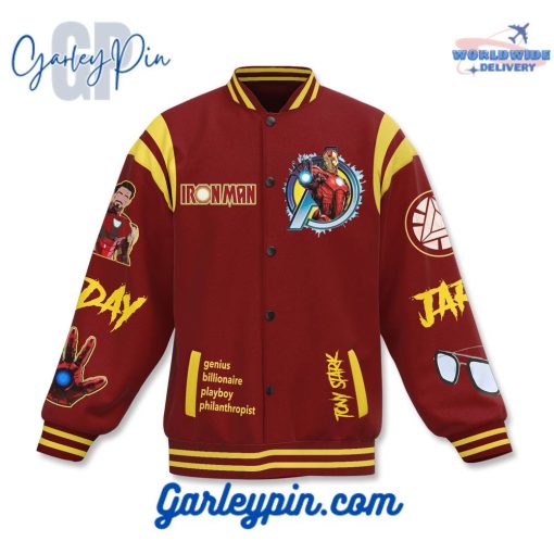 Iron Man Tony Stark Baseball Jacket