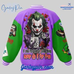 Joker Never Do It For Free Baseball Jacket