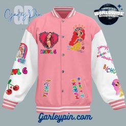 Karol G Bichota Pink Baseball Jacket