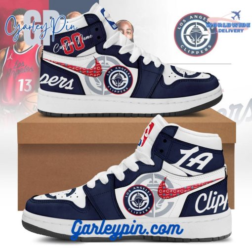 Los Angeles Clippers Custom Name Air Jordan 1