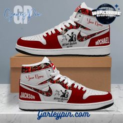 Michael Jackson King of Pop Custom Name Air Jordan 1 Sneaker