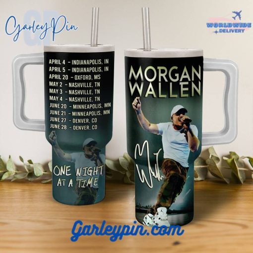 Morgan Wallen One Night At A Time Stanley Tumbler 40oz