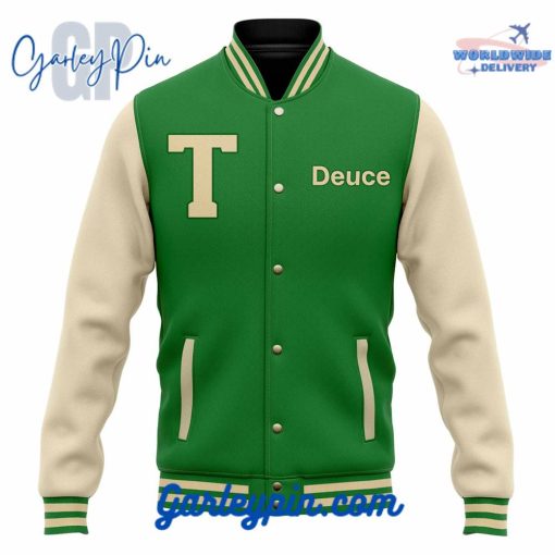 NBA Boston Celtics Jayson Tatum Deuce Green Baseball Jacket