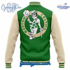 NBA Boston Celtics Jayson Tatum Deuce Green Baseball Jacket