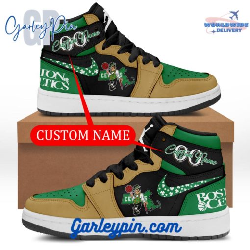 NBA Boston Celtics Personalized Air Jordan 1 Sneaker