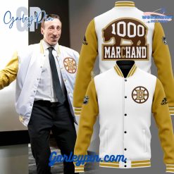 NHL Boston Bruins Marchand 1000 Baseball Jacket