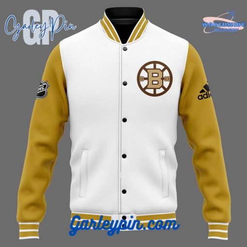 NHL Boston Bruins Marchand 1000 Baseball Jacket