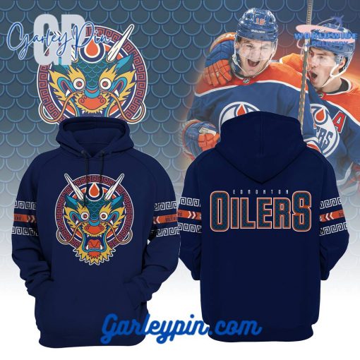 NHL Edmonton Oilers Lunar New Year Hoodie