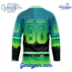 NHL Minnesota Wild Special Design With Northern Lights Hockey Jersey