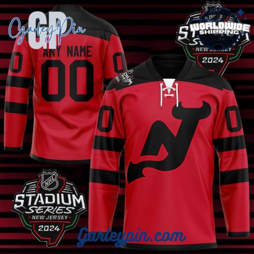 NHL New Jersey Devils Personalized 2024 Stadium Series Hockey Jersey