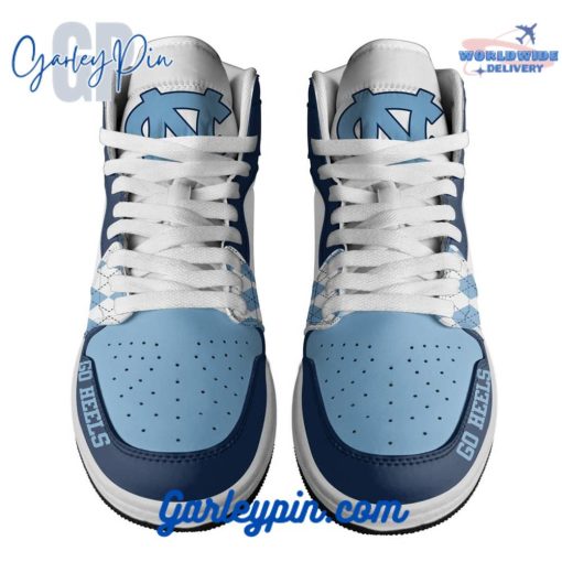 North Carolina Tar Heels Go Heels Dark Blue Air Jordan 1 Sneaker