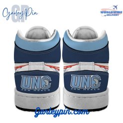 North Carolina Tar Heels Go Heels Dark Blue Air Jordan 1 Sneaker