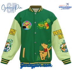 Pooh Happy Saint Patrick’s Day Baseball Jacket