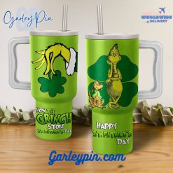 The Grinch Happy St. Patrick’s Day Stanley Tumbler 40oz