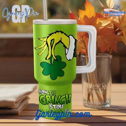 The Grinch Happy St. Patrick’s Day Stanley Tumbler 40oz