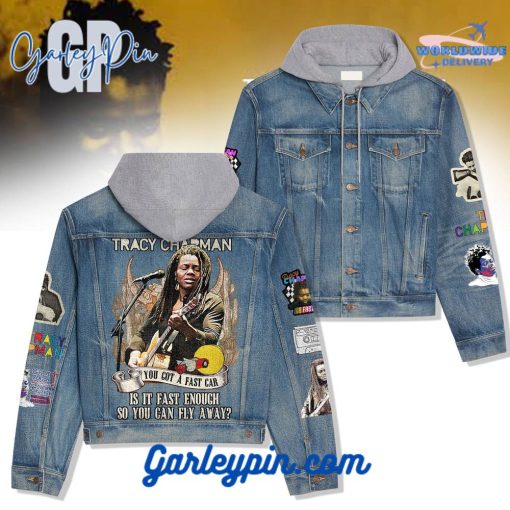 Tracy Chapman “You Got A Fast Car” Hooded Denim Jacket