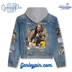 Tracy Chapman You Got A Fast Car Hooded Denim Jacket 3