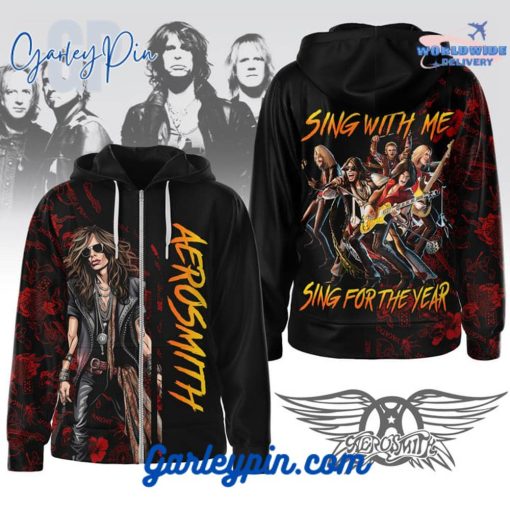 Aerosmith Sing With Me Hoodie