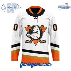 Anaheim Ducks Custom Name Reverse Retro Hockey Jersey