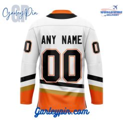 Anaheim Ducks Custom Name Reverse Retro Hockey Jersey
