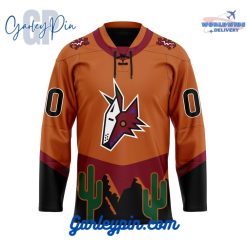 Arizona Coyotes Custom Name Reverse Retro Hockey Jersey