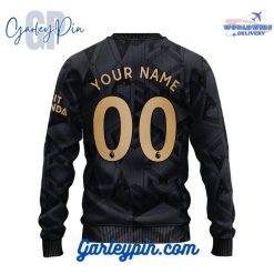 Arsenal Black Kits Custom Name Sweater