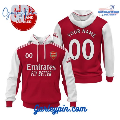 Arsenal Home Kits Custom Name Hoodie