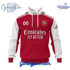 Arsenal Home Kits Custom Name Hoodie