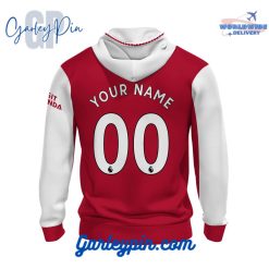 Arsenal Home Kits Custom Name Hoodie