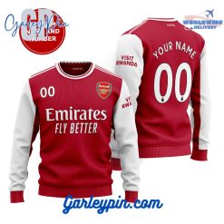 Arsenal Home Kits Custom Name Sweater
