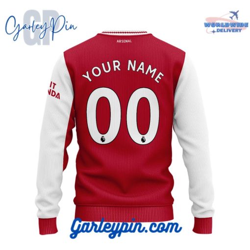 Arsenal Home Kits Custom Name Sweater