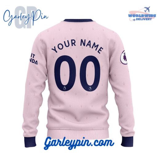 Arsenal Pink Kits Custom Name Sweater