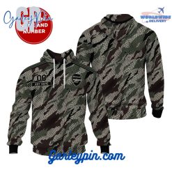 Arsenal Special Camo Design Custom Name Hoodie