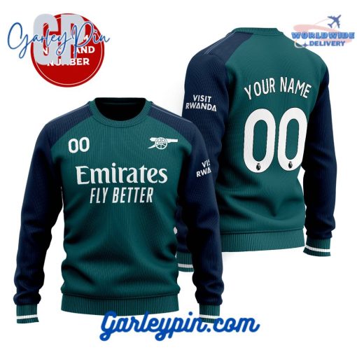 Arsenal Third Kits Custom Name Sweater