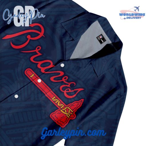 Atlanta Braves Tribal Motifs Hawaiian Set