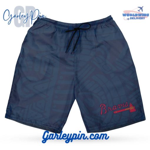 Atlanta Braves Tribal Motifs Hawaiian Set