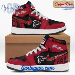 Atlanta Falcons Custom Name Air Jordan 1 Sneaker