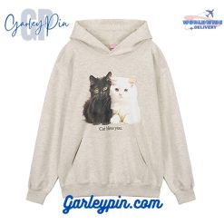 Baby Cat Bless You Oatmeal Hoodie