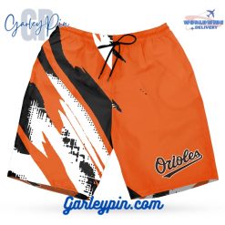 Baltimore Orioles Clawed Fury Hawaiian Set