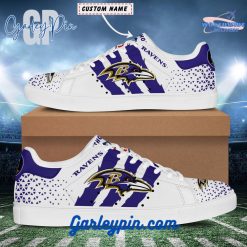 Baltimore Ravens Custom Name Stan Smith Shoes