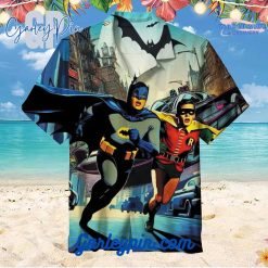 Batman and Robin Running Light Color Hawaiian Shirt