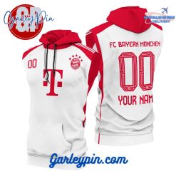 Bayern Munich Home Kits Custom Name Sleeveless Hoodie